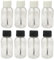 FSSTUD 10 Pcs 30ml Clear Plastic Brush Applicator Cap Bottles Empty Cuticle Oil Bottles Refillable Glue Paint Bottle Cosmetic Essential Oil Containers