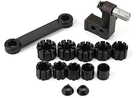 MUNEFE Jewelry Setting Tool Accessories, Rings Engraving Block, Ring Clamp With Wooden Wedge, Ring Setter Suitable of Rings