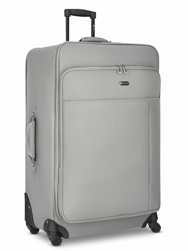 Check in CHECK.IN großer Weichgepäck Koffer | XL Trolley 47 x 29 x 75 cm aus hochwertigem, strapazierbarem Polyester Material | für Damen und Herren | 360° Rollen & Teleskopgriff | Sevilla Serie