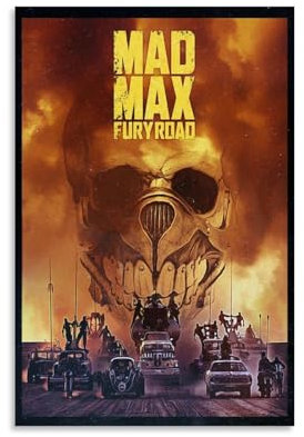 INEOUT Mad Max Fury Road Poster, dekoratives Gemälde, Leinwand-Wandposter und Kunstdruck, modernes Familienschlafzimmer-Dekor-Poster, 50 x 75 cm