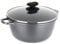 Sitram 714222 Faitout Fonte Aluminium Intérieur effet Pierre Ø24cm H11cm - Revêtement anti-adhésif 2 couches sans PFOA, Couvercle Vapeur en Verre, Poignées fonte d'aluminium - Tous feux dont induction