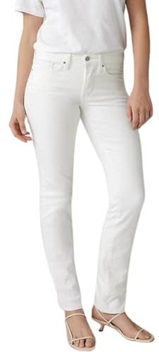 Levi's Damen Jeanshose 314 Shaping mit Stretch-Anteil, Straight Fit, Weiß (Soft Clean White), W31/L32