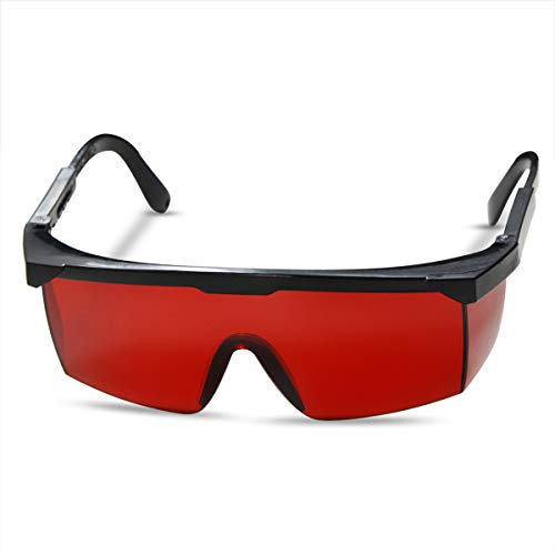 FREEMASCOT OD 4+ 190nm-550nm Wellenlänge Laser Schutzbrille für typische 405nm, 445nm, 450nm, 532nm Laserlicht zur Haarentfernung, Laserbehandlung, Augenschutzbrille