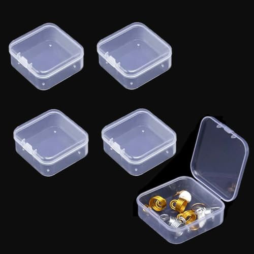 Pack de 4 petits piluliers, boîtes à comprimés pour les déplacements, porte-vitamines de voyage qui tiennent dans presque toutes les poches