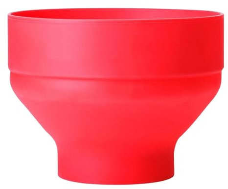 Popcorn Microwave, Silicone Microwave Popcorn Popper Machine, Foldable Popcorn Maker with a Lid, Heat-Resistant and Popcorn Maker to Explode Popcorn and hold fruit