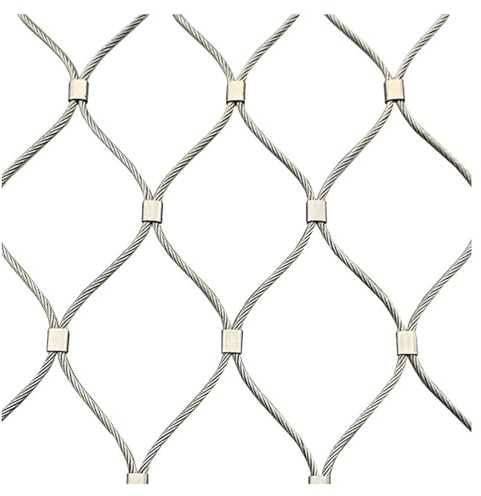 Filet de sécurité en corde en acier inoxydable 304, garde-corps extérieur, filet de sécurité for balcon, filet de protection en acier inoxydable, maille 10cm,1.5mm ( Size : H1xL9m/H3.28xL29.52ft )
