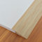 Rampes de seuil en PVC,Barre de Seuil,Réducteurs de Seuil,Bandes de Transition au Sol Autocollantes,Profil de Compensation de Réglage en Hauteur Rattrapage Niveau,Rail de Transition,100cm×1.5cm