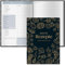 BIROYAL Libro de recetas para escribir uno mismo, A5, libro de cocina para escribir, 224 páginas, DIY 100 recetas favoritas, libro para hornear, libro de hornear, tapa dura, azul tibetano con relieve