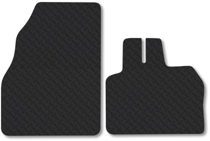 Renault Kangoo (2008-2021) 5mm Rubber Car Mats | Heavy Duty Rubber Tailored Fit Floor Mats Full Coverage Durable Waterproof Accessories Easy Clean Anti Slip Made in the UK
