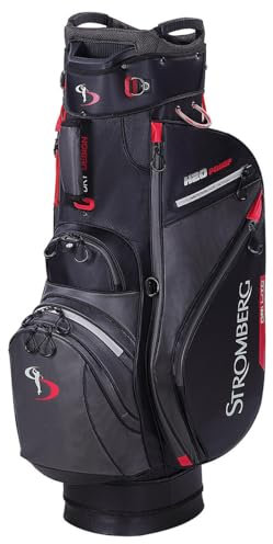 Stromberg Golf Delta Lightweight Waterproof 14-Way Club Divider Cart Bag - All Weather Waterproof Golf Cart Bag