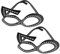 CAXUSD Digitale Brille Zum 50 Geburtstag Partybrille Mit Zahlen Geburtstagsdekoration Leichtes Kunststoffmaterial Auffälliges Design Für Feiern Und Jubiläen
