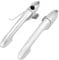 Fit4drive Chrome Exterior Door Handle Right Driver & Left Passenger Side - Fit for 2007-2016 Fiat 500, 2008-2016 Abarth 500 595 695 Replace# 735592026, 73545876, 735592012, 735485872