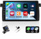 Android 13 Autoradio para BMW E46 1999-2005 con Android Auto Carplay Inalámbrico, 2G+32G 9 Pantalla Táctil Radio de Coche con Bluetooth GPS/WiFi/Mirror Link/FM/RDS/EQ/SWC+Cámara Trasera
