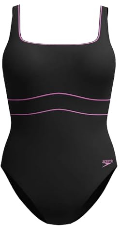 Speedo Women's Shaping ContourEclipse Swimsuit Swimming Costume Black