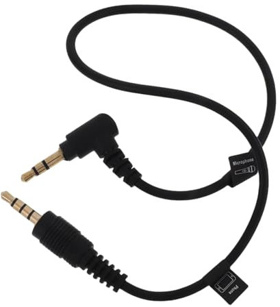 Homoyoyo Trrs to Trs Audio Adapter Cable Compatible with Headphones Computers DSLR Cameras and Smartphones Durable Lightweight and Portable Design for Versatile Audio Use