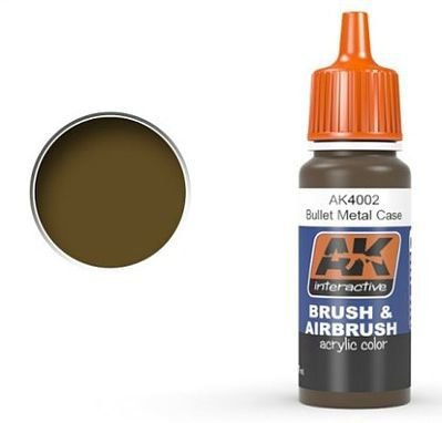 Bullet Metal Case Acrylic Paint 17ml Bottle AK Interactive