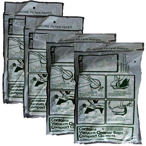 EnviroCare Ersatz-Staubsaugerbeutel passend für TriStar und Compact Kanister, 48 Beutel