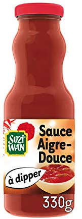 SUZIWAN Sauce à Dipper Aigre-Douce pour Accompagner Vos Apéritifs 330 g
