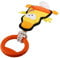 GiGwi Iron Grip Duck Plush Tug Dog Toy with TPR Handle Tug-of-War Interactive Play
