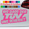 generisch bis das der TÜV Uns scheidet Sticker Kleber Plakette Pickerl Tuning Spruch JDM in 6 Größen und 21 Farben