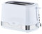 KHG Toaster TO-857 WE2 | Toaster 2 Scheiben Edelstahl Weiß 850 W | mit Brötchenaufsatz, 7 Bräunungsstufen, Krümelschublade, Auftau- und Aufwärmfunktion