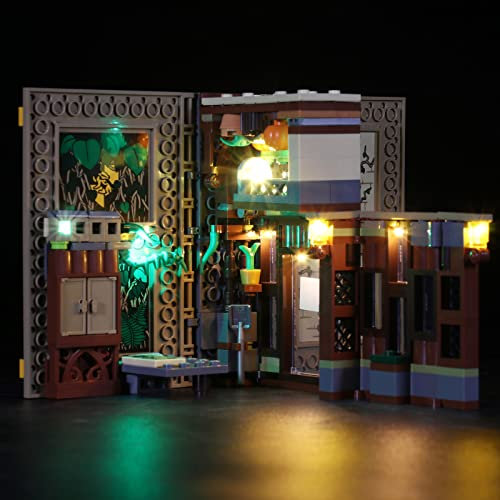 cooldac LED-Beleuchtungsset Kompatibel mit lego 76384 Harry Potter Hogwarts Moment: Kräuterkundeunterricht Set, USB-Verbindungsbeleuchtungsset Kompatibel mit lego 76384(nur Lichter, Keine Modelle)