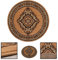 Orient B8757 Klassischer Teppich, dicht gewebt, Ornamente und Blumenmuster, Rot, Beige, Grau, Schwarz, Maße:Ø 120 cm Rund