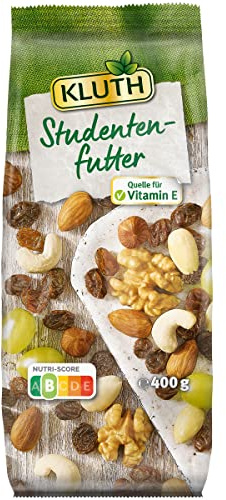Kluth Studentenfutter Premium Snack reich an Vitamin E 400g