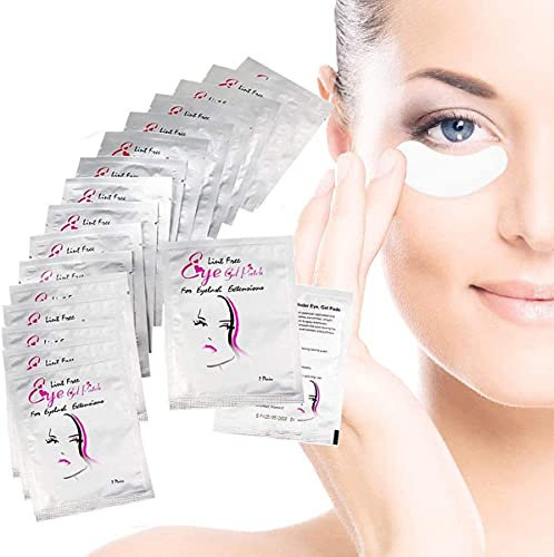60 Pairs Eyelash Extension Eye Pads, Wimpernverlängerungs-Pads, fusselfrei, Gesichtsbehandlungen, Gel-Pads unter den Augen für den professionellen Salon und individuelle Wimpernverlängerung