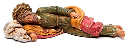 Holyart Krippen von Fontanini: Schlafender Josef 12cm Fontanini