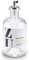 Lifestyle Lover Zuckerstreuer aus Glas 350ml Flasche, Dosierer aus Edelstahl, ideal für weißen braunen Zucker (ZU-ZUCKER)