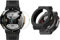 Onetuo Schutzhülle kompatibel Für Amazfit T-Rex 2 Smartwatch, Ultra dünn Silikon Schutz Hülle für Amazfit T-Rex 2 Smartwatch (Schwarz hülle+ 2*panzerglas)