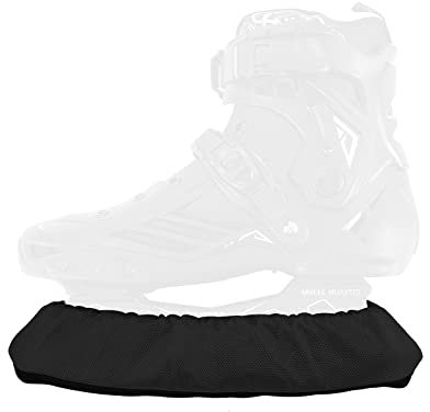 Aoblok Kufenschoner Schlittschuhe, 1 Paar Eishockey Elastische Kufenstrümpfe für Damen Herren Kinder Schlittschuhe & Eislaufschuhe, Schlittschuh Kufenschutz Zubehör Eishockey Geschenk (Schwarz,M)