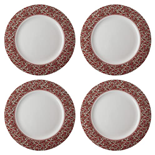 Laura Ashley Stockbridge Collectables Geschenkset 4 Speiseteller 26 cm Porzellan