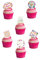 24 Stand Up Happy Birthday Mum Mummy Themed Edible Wafer paper Cake Toppers Decorations