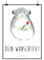 Mr. & Mrs. Panda DIN A1 Personalisiertes Poster Chinchilla Blume - Personalisierte Geschenke, Küchenposter mit Namen, lustige Sprüche, Gute Laune,