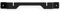 Ex-Pro Soundbar Wall Mount Compatible with Sonos Ray, Floating Style Fixed Speaker Bracket for Wall Under TV - Black
