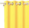 Soleil d'ocre, Alix Rideau à Oeillets, Jaune, Polyester, 135x250 cm