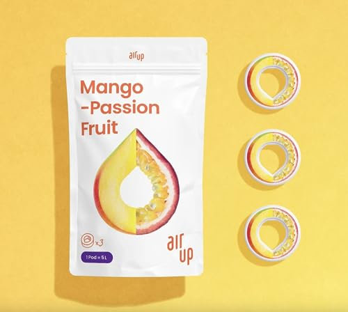 Air Up Pods/Flavoured Water Bottle Pods | UK Air Up Water Bottle Taste Pods,AIR Fruit Fragrance Flavored ONLY PODS (Mango Passion Fruit Pods)