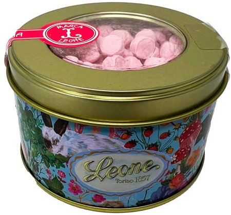 Caramelle Pastiglie alla Ciliegia - Elegante Scatola in Latta 60gr