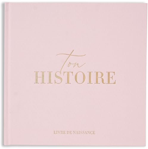 Livre de Naissance - Album Photos et Naissance - Cadeau Naissance 132 Pages et Album Photo Scrapbooking – Livre Naissance Bébé Garçons et Filles – Photos de 6 x 4'' et 4 x 6'' (Rose)