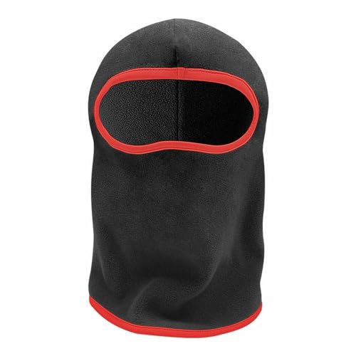 DUHGBNE Warme Kopfbedeckung aus Polarfleece für Männer und Frauen, Winddicht, warm, weich, leicht, Ski, Motorrad, Laufen, Outdoor, Reiten Sommer (Purple, One Size)