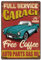 SUPERDANT Plaque Metal Vintage de Garage à Service Complet Plaque Murale Decorative pour Panneaux de Garage en Métal 24-7 Réparation de Pièces de Service de Voiture Deco Vintage