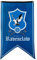 Conquest Journals Harry Potter Ravenclaw Wappen Banner, 76,2 x 127,7 cm, extra große Flagge, 300D Oxford-Stoff, Banner für Geburtstagsfeiern, Partyzubehör, Wohnheim-Dekorationen, Wanddekoration,