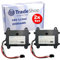 Trade-Shop Lot de 2 batteries Li-Ion 18 V / 2000 mAh / 36 Wh compatibles avec les tondeuses à gazon Bosch, Indego, remplace F 016 104 898, F016104898, F016L69176