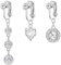 BVLAGIDA Faux Piercing Nombril Acier Chirurgical, Percing au Nombril avec Zircon Cœur, Piercing Nombril Clip avec Coffret Cadeau