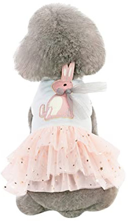 Parliky Vestido De Gas para Mascotas Cotton Tutu Falda Ropa para Perros Pieza para y Verano s
