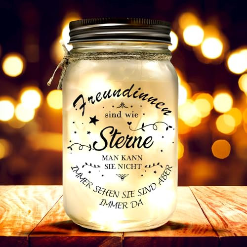 TNSLAND LED Flaschenlicht Geschenke für Frauen Geschenke für Freundin Freundinnen Geschenk Lichterkette für Flaschen Beste Mama Geschenk Geburtstagsgeschenk für Frauen Geburtstag Hochzeit Weihnachten