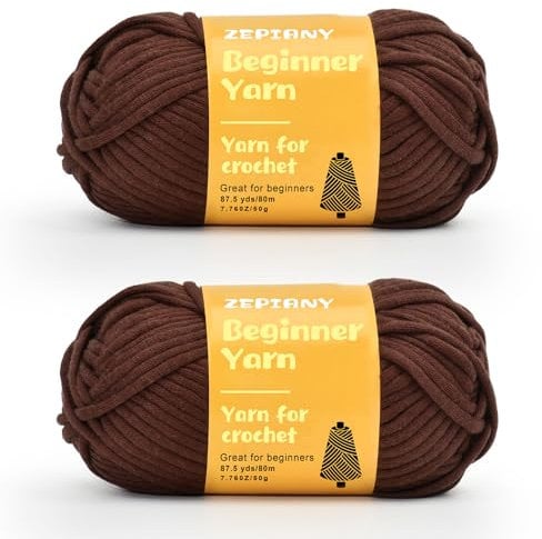 Wolle Zum Häkeln Amigurumi Häkelgarn Für Anfänger Wolle Zum Stricken,Glatte Baumwolle Zum Häkeln Für Tiere,Crochet Baumwollgarn Häkeln,2 x 50g/80m