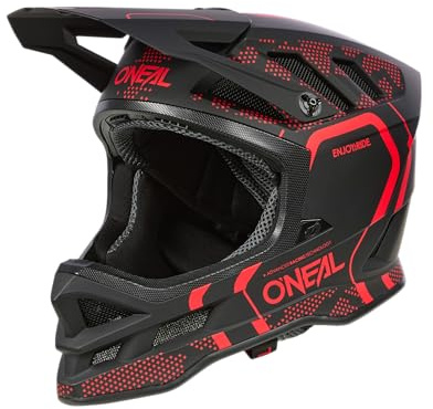 O'NEAL Blade Polyacrylite Helm Strike Schwarz/Rot XL